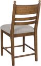 Signature Design by Ashley® Chadworth Brown Upholstered Bar Stool-5