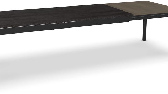 Amisco Customizable Zoel 120" Thermo Fused Laminate Rectangular Table with Butterfly Leaf -1