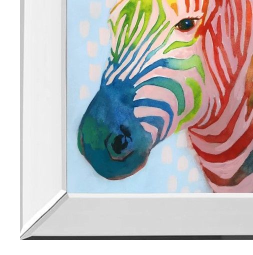 Classy Art Jungle Spectrum I by Grace Popp Mirrored Frame Wall Art-1
