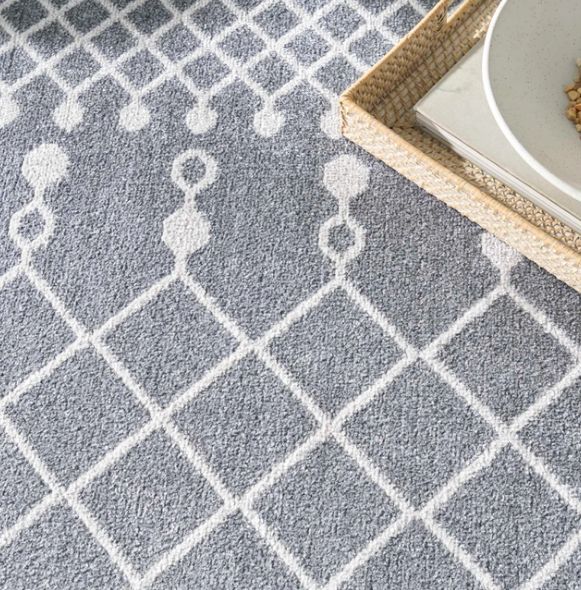 Nourison Home™ Astra Machine Washable Denim 5'x7' Area Rug-3
