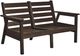 C R Plastics Tofino Chocolate Loveseat-0