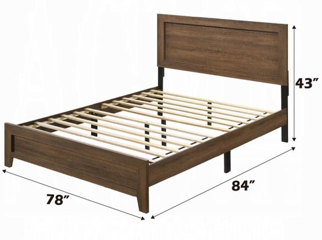 ACME Furniture Miquell Oak Eastern King Panel Bed-2