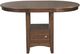 Elements International Max Cherry Pub Dining Table-4