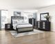 Homelegance® Garrison Charcoal/Gray Eastern King Panel Bed-1