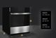 JennAir® NOIR™ 24" Black Floating Glass Single Electric Wall Oven-2