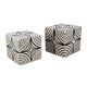 A & B Home 2-Piece Black/White Box Set-2