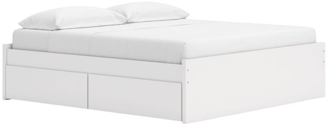 Signature Design by Ashley® Onita White King Platform Bed with 2-Side Storage-0