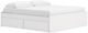 Signature Design by Ashley® Onita White King Platform Bed with 2-Side Storage-0