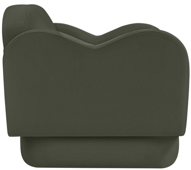 Meridian Furniture Bloom Green Velvet Upholstered Accent Chair-2