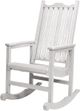 C.R. Plastic Generation Line White Porch Rocker-1