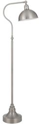Cal® Lighting & Accessories Brushed Steel Floor Lamp-0