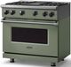 Viking® 7 Series 36" Eucalyptus Pro Style Natural Gas Range with Griddle-5