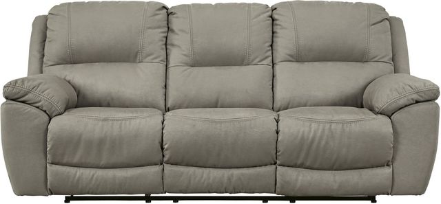 Signature Design by Ashley® Next-Gen Gaucho Putty Manual Reclining Sofa-1