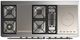 Ilve® Majestic III 60" Graphite Matte Pro Style Dual Fuel Natural Gas Range with French Top and Burnished Trim-3