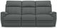 La-Z-Boy® Talladega Grey Power Reclining Sofa with Headrest-0