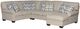 King Hickory Customizable 4-Piece Jordan Gold U-Shape Right Arm Facing Chaise Sectional-0