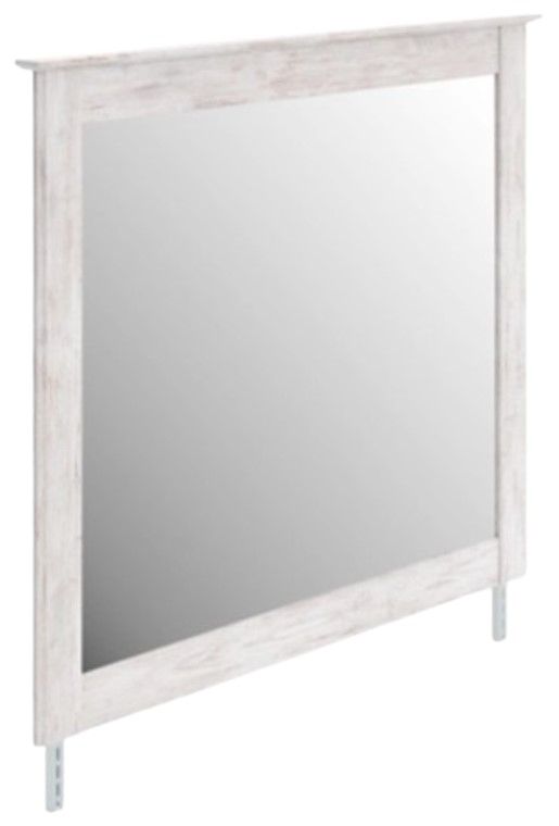 Signature Design by Ashley® Fenderport Whitewash Bedroom Mirror-1