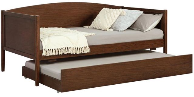 Coaster® Bozeman Medium Walnut Twin Daybed with Trundle-1