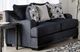 Furniture of America® Sonora Dark Navy Loveseat-0