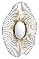 Zuo® Comet Black and Gold Mirror -1