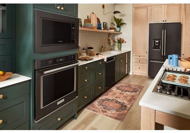 KitchenAid® 2.2 Cu. Ft. Black Stainless Steel with PrintShield™ Finish Countertop Microwave-4