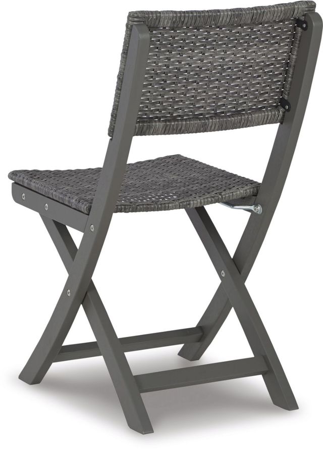 Signature Design by Ashley® Safari Peak 3-Piece Gray Outdoor Table and Chairs Set-2