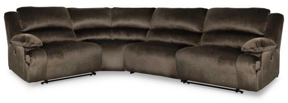 Signature Design by Ashley® Clonmel 4-Piece Chocolate Power Reclining Sectional-0