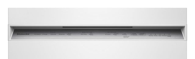 KitchenAid® 24" White Front Control Built-In Dishwasher with Third Level Utensil Rack and 30+ Total Wash Jets-0