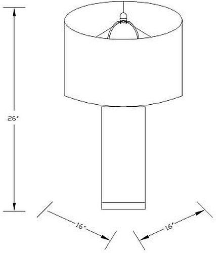 Surya Greer Copper Table Lamp-4