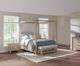 Coaster® Solano 4-Piece Beige/Weathered Mango Eastern King Upholstered Canopy Bedroom Set-1