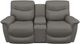 La-Z-Boy® James Charcoal Manual Reclining Loveseat with Console-1