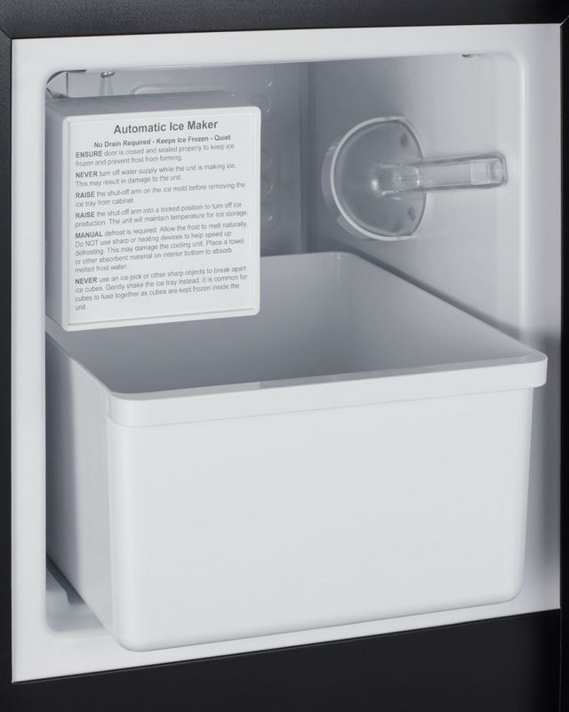 Summit® 15" 15 lb. Stainless Steel Ice Maker-1