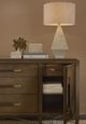 Currey & Company Elysium Natural/White Table Lamp-4