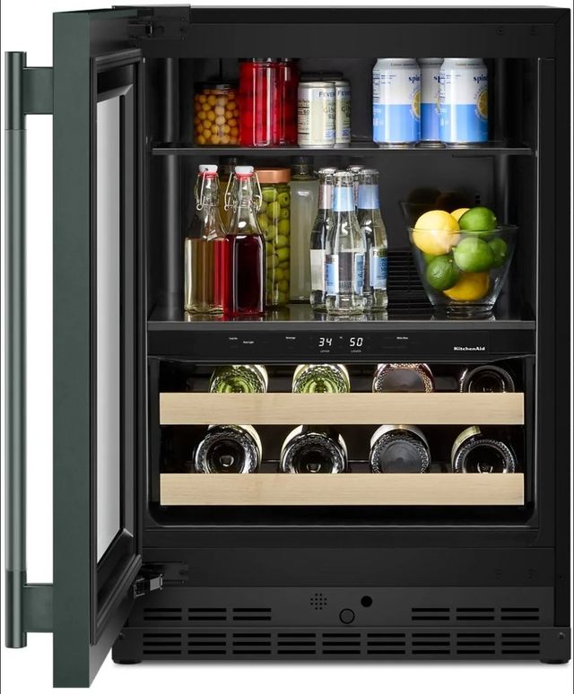 KitchenAid® 24" 4.8 Cu. Ft. Juniper Undercounter Beverage Center-4