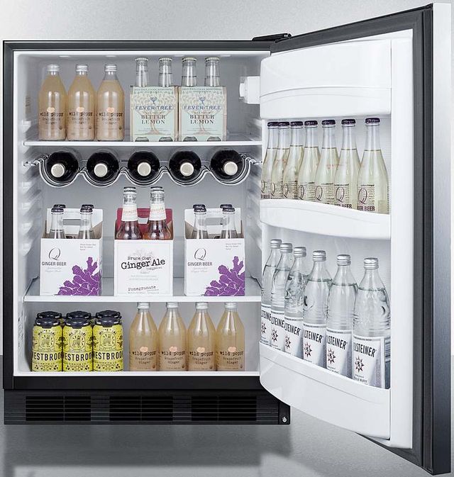 Summit® 5.5 Cu. Ft. Stainless Steel Under the Counter Refrigerator-3