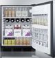Summit® 5.5 Cu. Ft. Stainless Steel Under the Counter Refrigerator-3