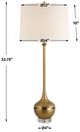 Uttermost® Good As Gold Gold Buffet Lamp-2