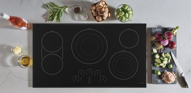 Café™ 36" Black Built in Electric Cooktop-3