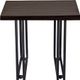 Porter International Designs Manzanita Midnight End Table with W Base-1