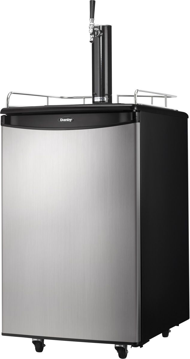Danby® 5.4 Cu. Ft. Spotless Steel Kegerator-2