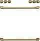 Café™ Brushed Brass Front Control Electric Knobs and Handle Kit-0