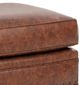 Smith Brothers Customizable 512 Leather Ottoman-1