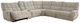 Furniture of America® Southwold 6-Piece Beige Power Reclining Sectional-0