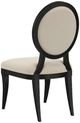 A.R.T. Furniture® Atrium Beige/Black Oval Side Chair-3