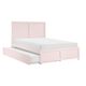 Homelegance Rowan & Rue Pink Full Panel Bed with Trundle-0