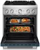 KitchenAid® Commercial Style 30" Agave Pro Style Dual Fuel Range  with No Preheat Air Fry Mode-1