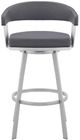 Armen Living Chelsea Slate Grey 30" Bar Stool-1