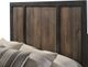Elements International Harlington Rustic Gray Full Youth Panel Bed-2