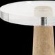 Uttermost® Niari Glass Top Drink Table with Brown Base-3