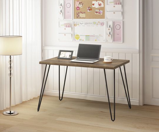 Bernards Rustic Oak Writing Desk-2